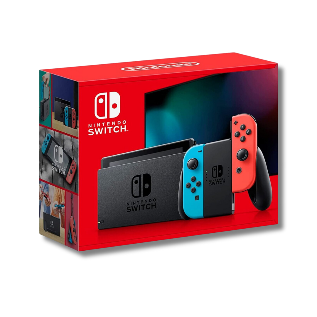 เครื่องเกม Nintendo Switch Gen2 (V2) สีนีออน_0